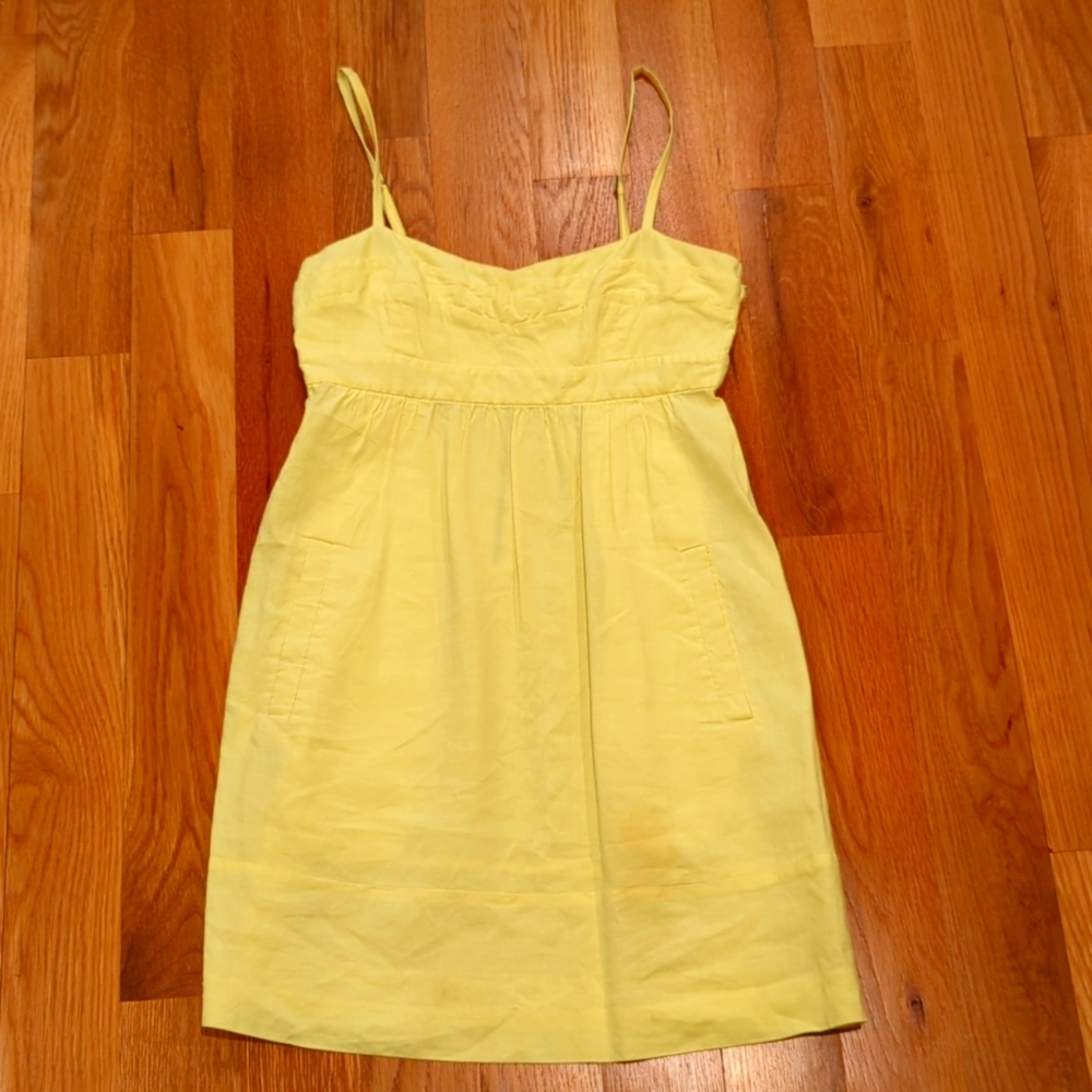 Theory Size 0 yellow dress